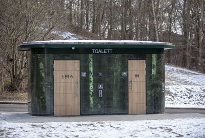 Public toilet located in Helsingborg Jordbodalen