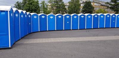 Rental toilets ready for rent for events and festivals